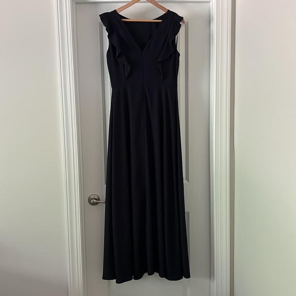 Ted Baker London, size 4, navy gown - Picture 2 of 4